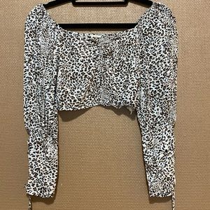 Cheetah crop top